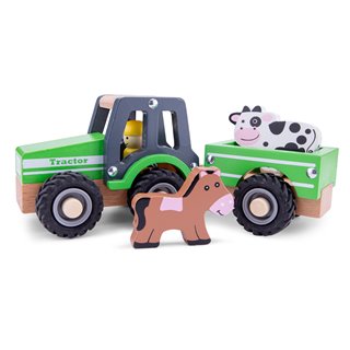 Tractor with trailer - animals